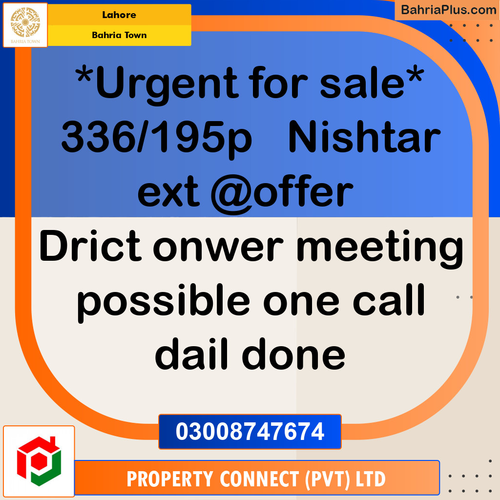 Residential Plot for Sale in Bahria Town, Lahore - (BP-259286)