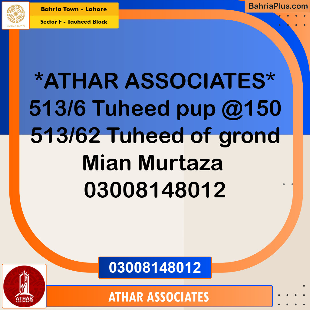 10 Marla Residential Plot for Sale in Sector F - Tauheed Block -  Bahria Town, Lahore - (BP-259406)