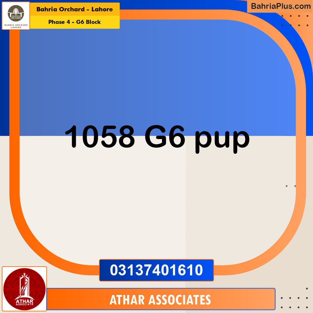10 Marla Residential Plot for Sale in Phase 4 - G6 Block -  Bahria Orchard, Lahore - (BP-259501)