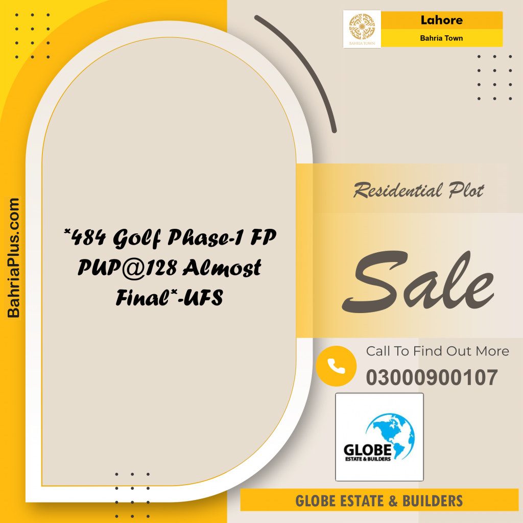 Residential Plot for Sale in Bahria Town, Lahore - (BP-259871)