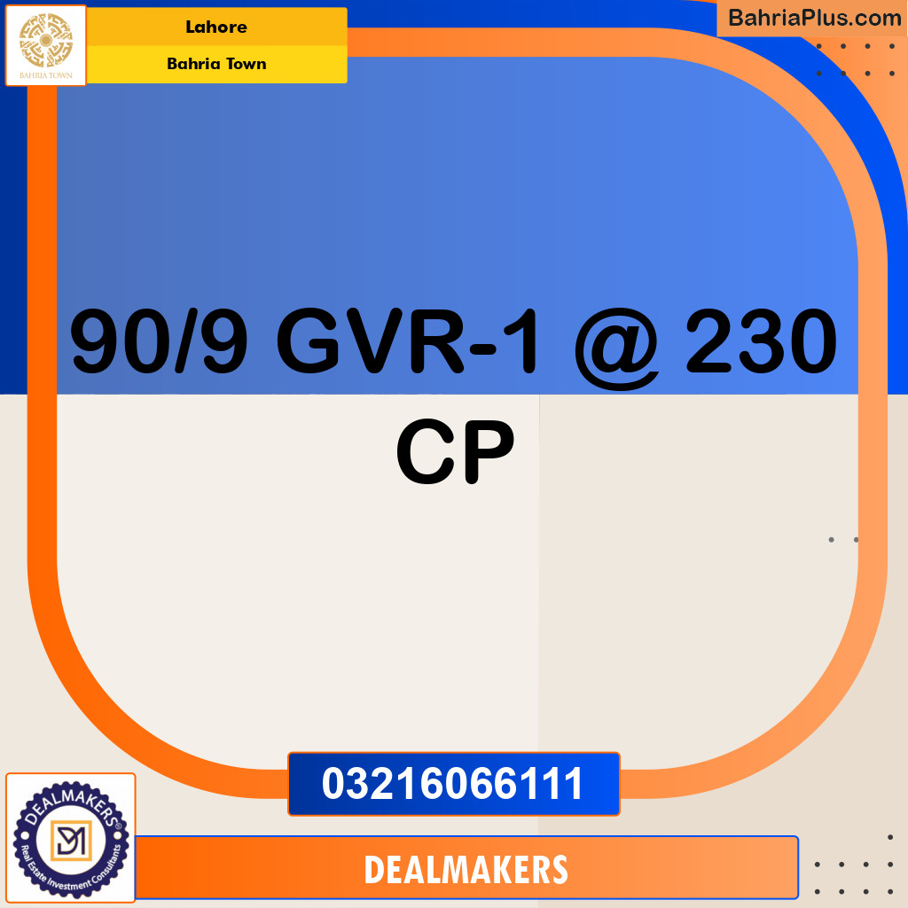 Residential Plot for Sale in Bahria Town, Lahore - (BP-259884)