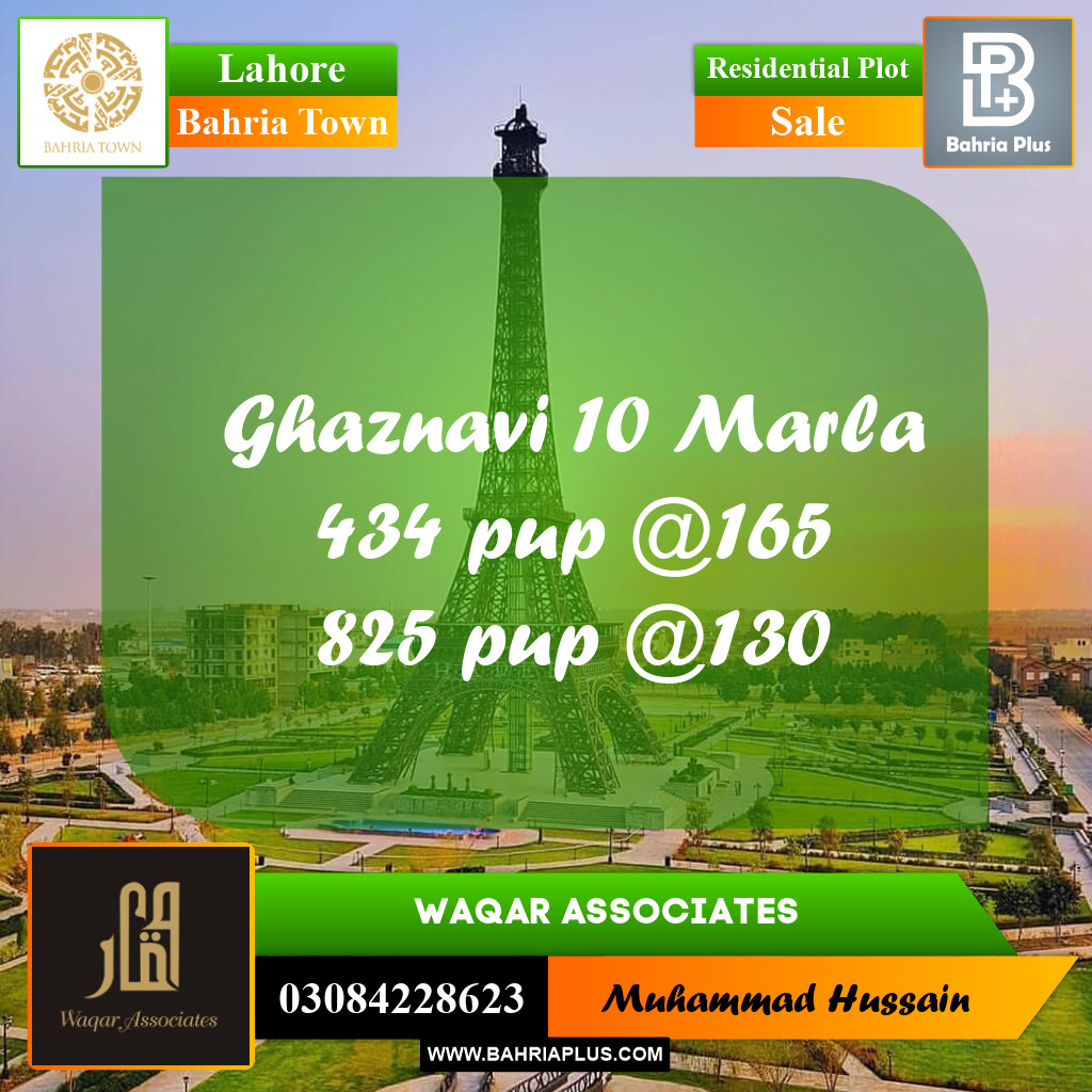 Residential Plot for Sale in Bahria Town, Lahore - (BP-259968)