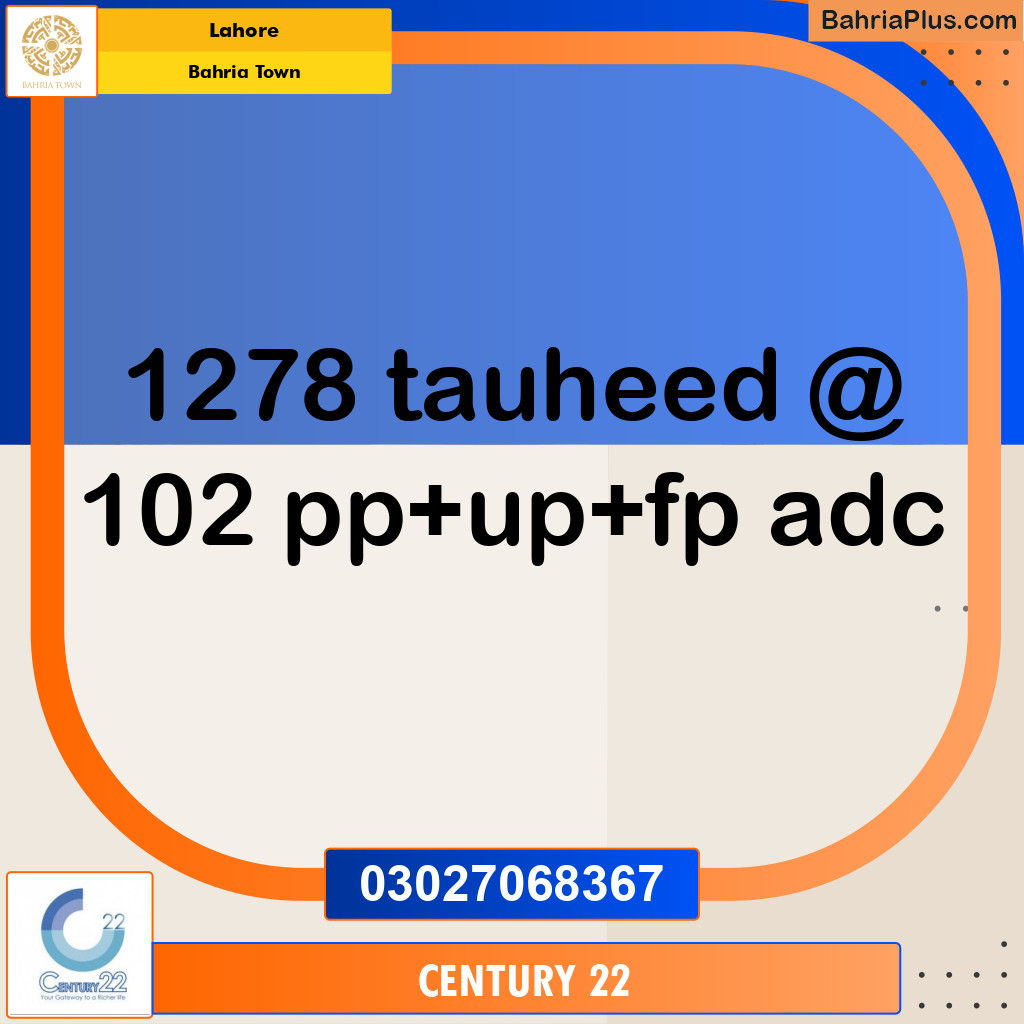 Residential Plot for Sale in Bahria Town, Lahore - (BP-260063)