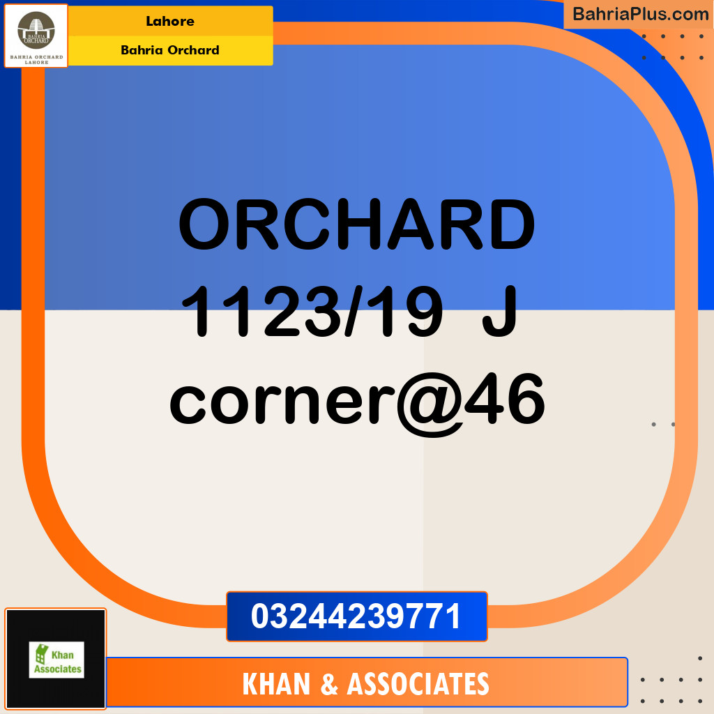 Residential Plot for Sale in Bahria Orchard, Lahore - (BP-260317)