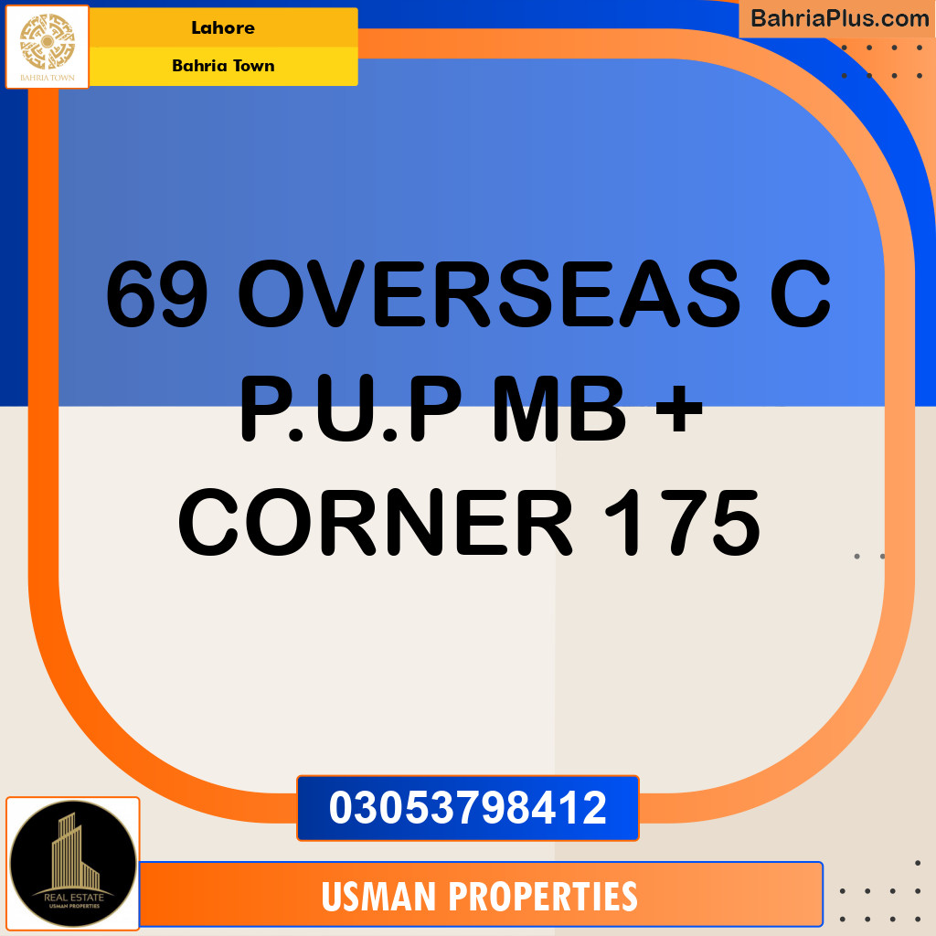 Residential Plot for Sale in Bahria Town, Lahore - (BP-260545)