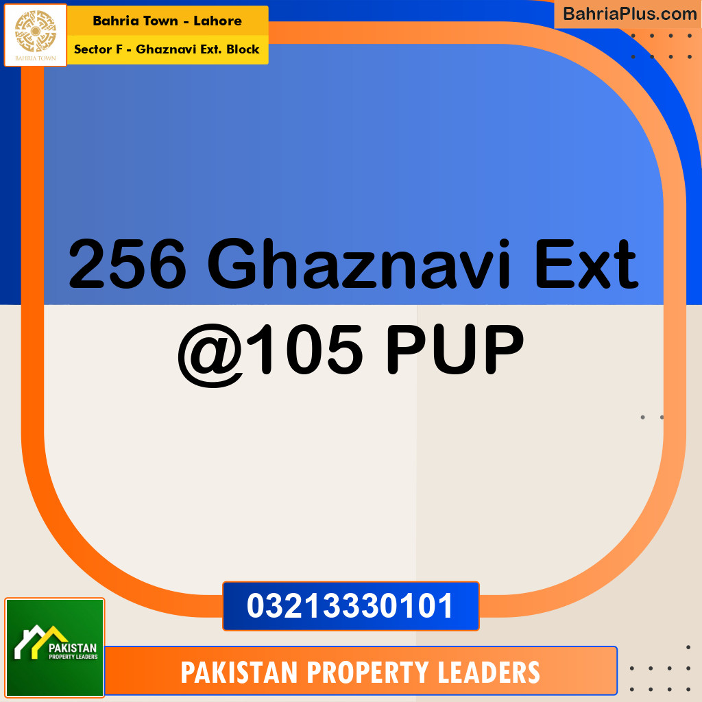 10 Marla Residential Plot for Sale in Sector F - Ghaznavi Ext. Block -  Bahria Town, Lahore - (BP-260581)