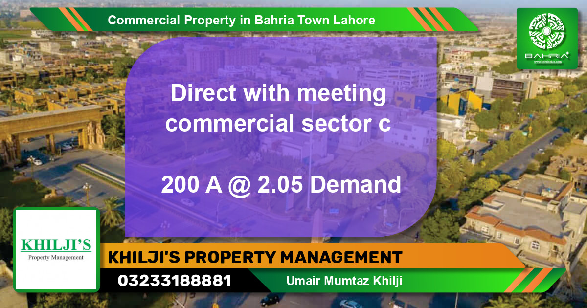 Commercial Property for Sale in Bahria Town, Lahore - (BP-26079)