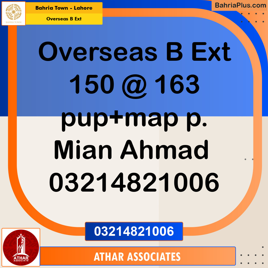 10 Marla Residential Plot for Sale in Overseas B Ext -  Bahria Town, Lahore - (BP-261195)