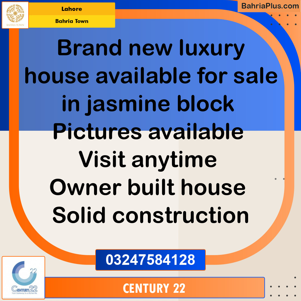 10 Marla Residential House for Sale in Bahria Town, Lahore - (BP-261271)