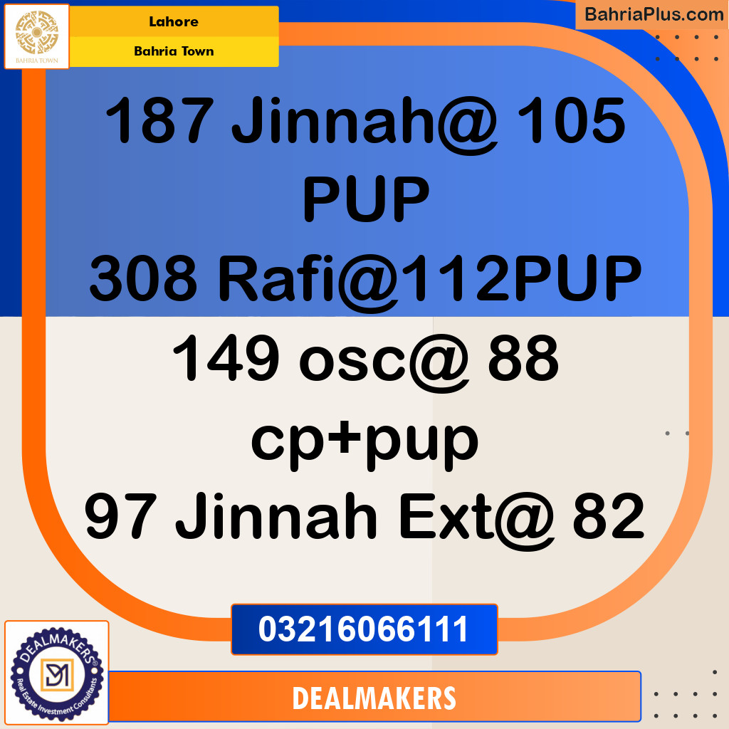 Residential Plot for Sale in Bahria Town, Lahore - (BP-261477)