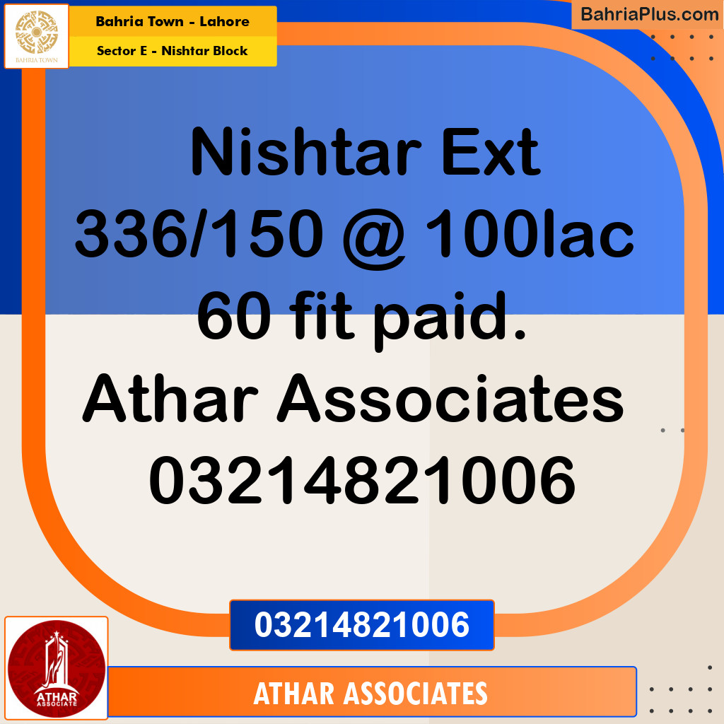 5 Marla Residential Plot for Sale in Sector E - Nishtar Block -  Bahria Town, Lahore - (BP-262453)