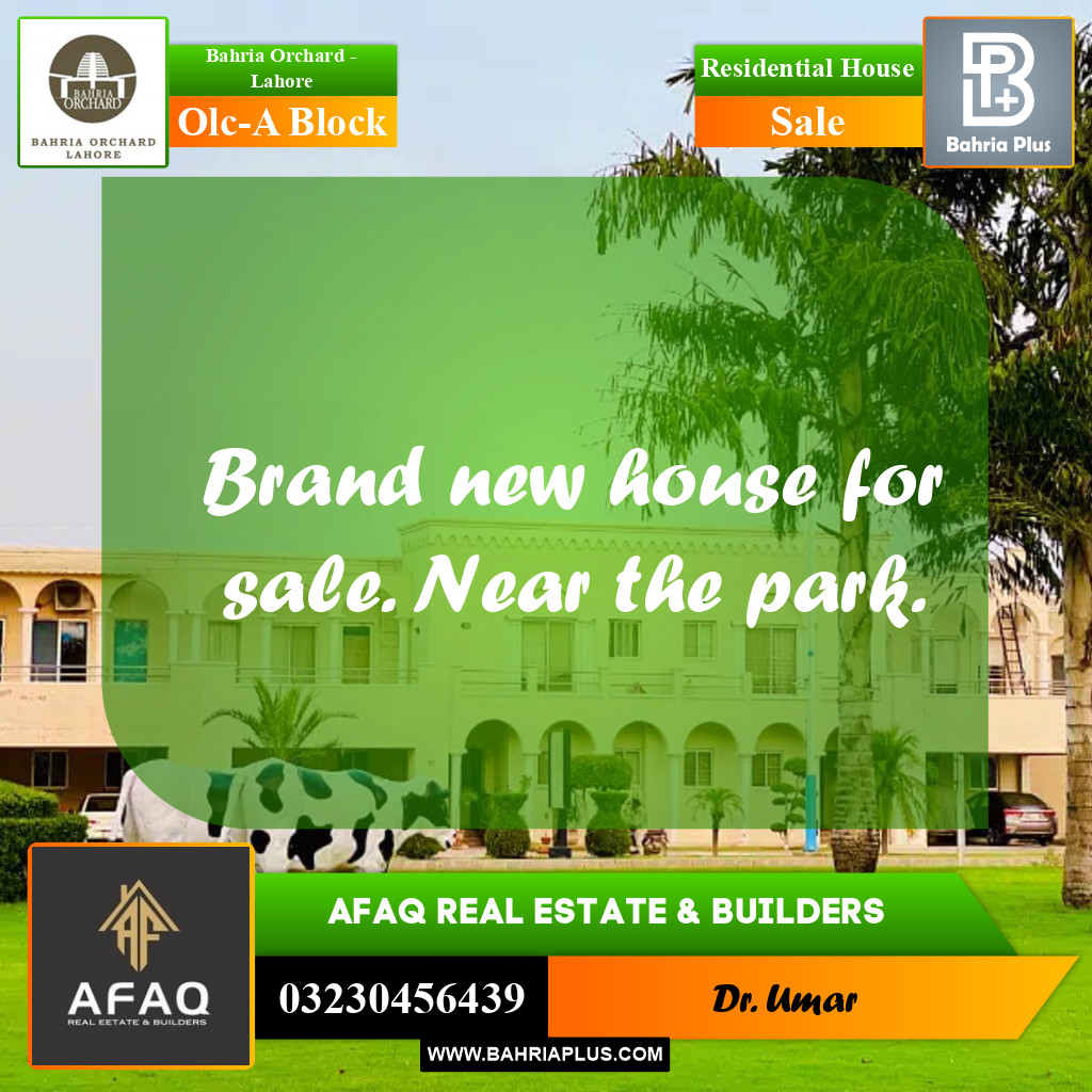 5 Marla Residential House for Sale in OLC-A Block -  Bahria Orchard, Lahore - (BP-262561)