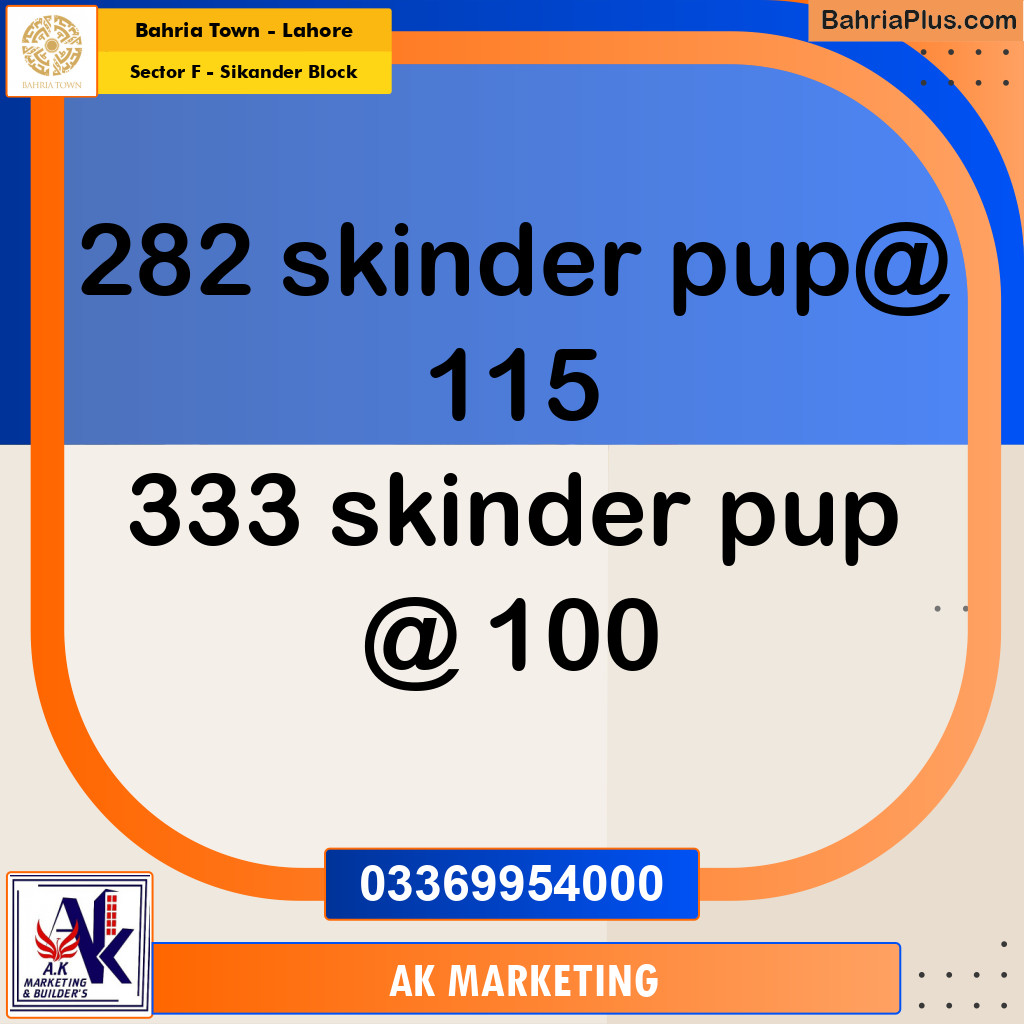 10 Marla Residential Plot for Sale in Sector F - Sikander Block -  Bahria Town, Lahore - (BP-262630)