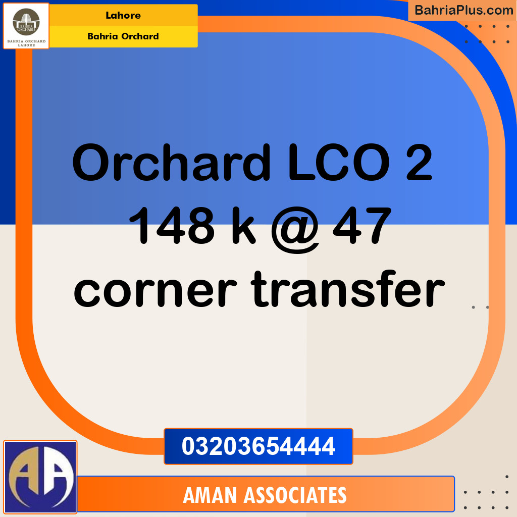 Residential Plot for Sale in Bahria Orchard, Lahore - (BP-262732)