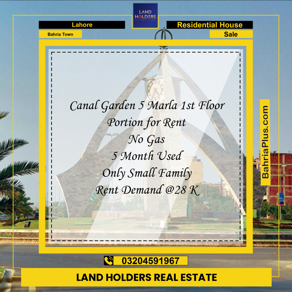 5 Marla Residential House for Sale in Bahria Town, Lahore - (BP-263055)