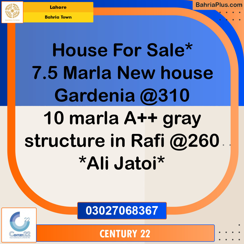 Residential House for Sale in Bahria Town, Lahore - (BP-263147)