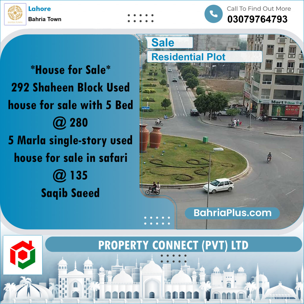 Residential Plot for Sale in Bahria Town, Lahore - (BP-263253)