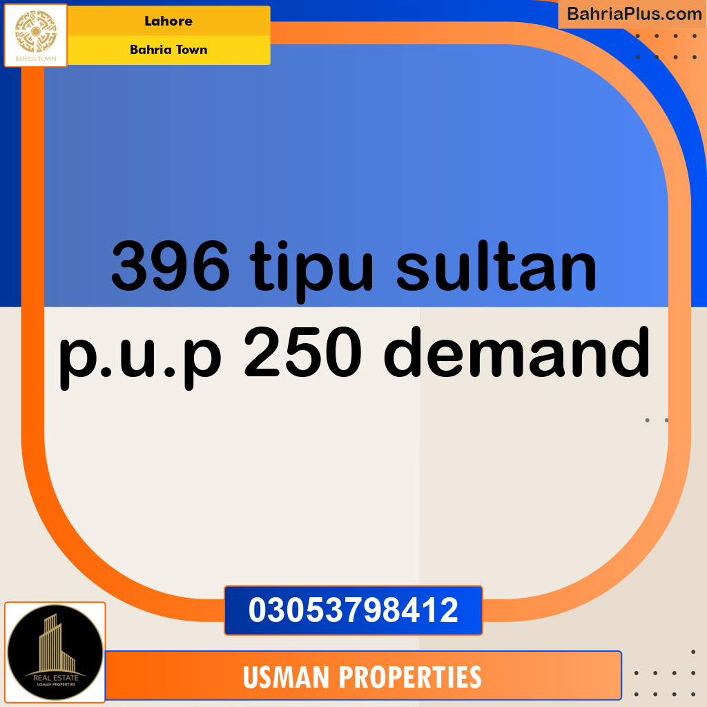 Residential Plot for Sale in Bahria Town, Lahore - (BP-263429)