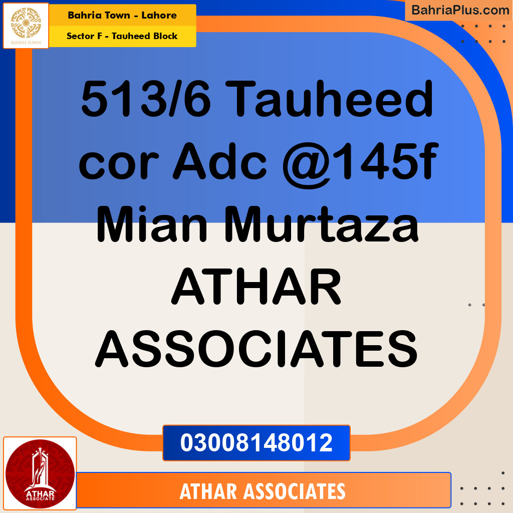 10 Marla Residential Plot for Sale in Sector F - Tauheed Block -  Bahria Town, Lahore - (BP-263685)