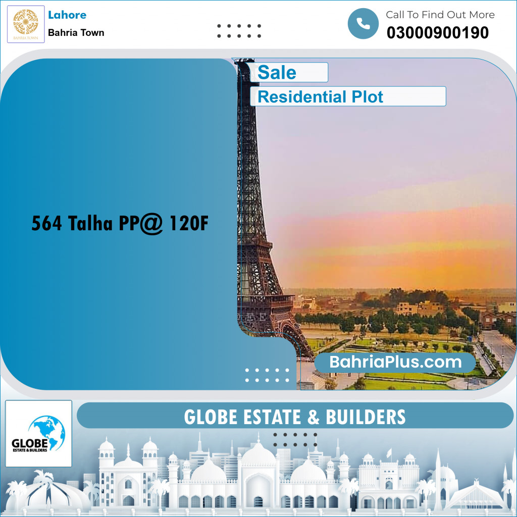 Residential Plot for Sale in Bahria Town, Lahore - (BP-263858)