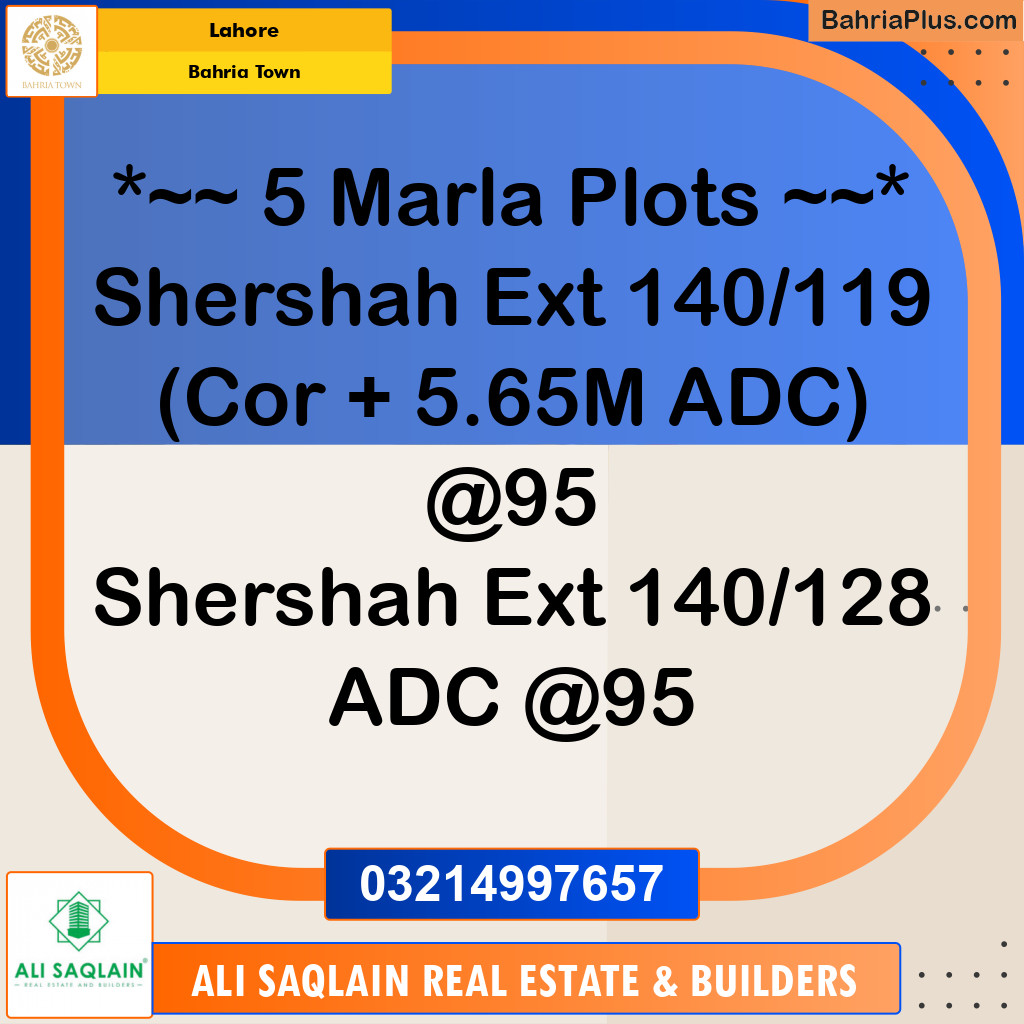 Residential Plot for Sale in Bahria Town, Lahore - (BP-264350)