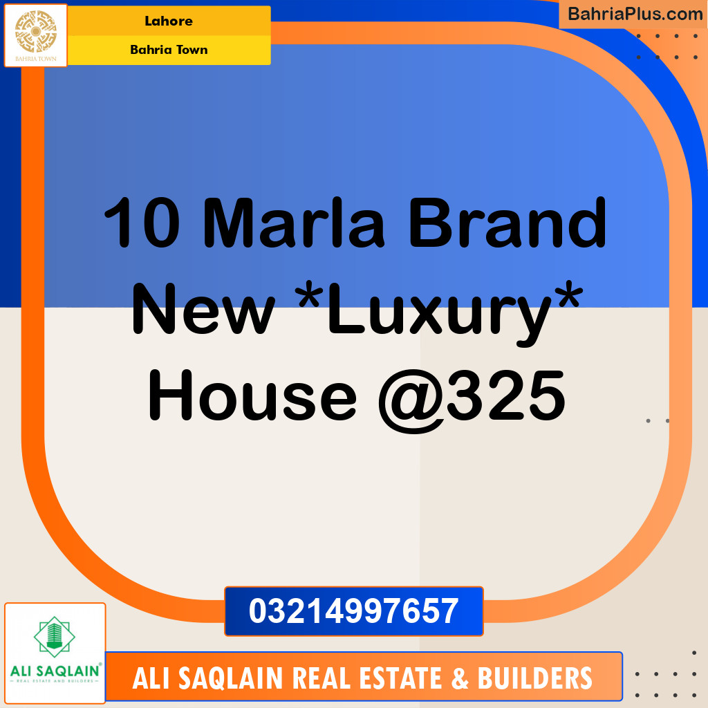 Residential House for Sale in Bahria Town, Lahore - (BP-264356)