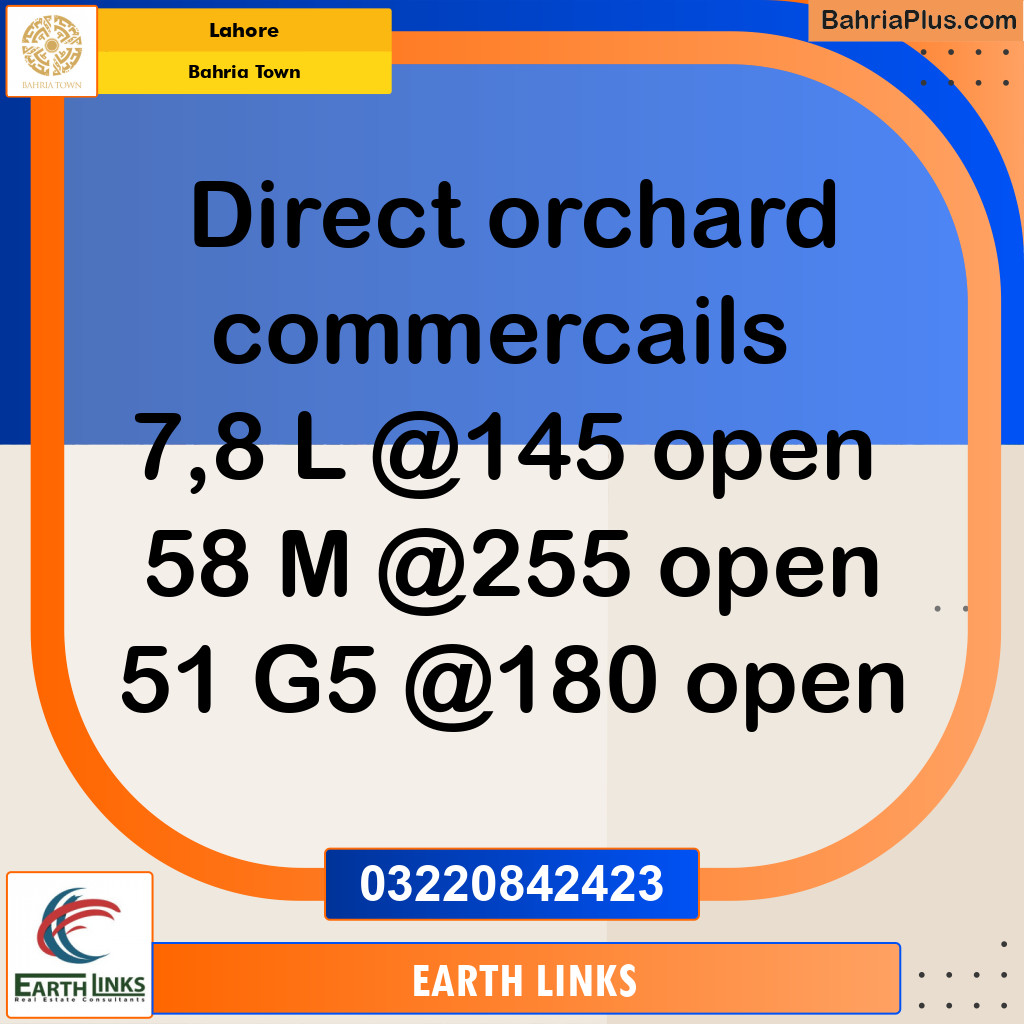 Residential Plot for Sale in Bahria Town, Lahore - (BP-265109)