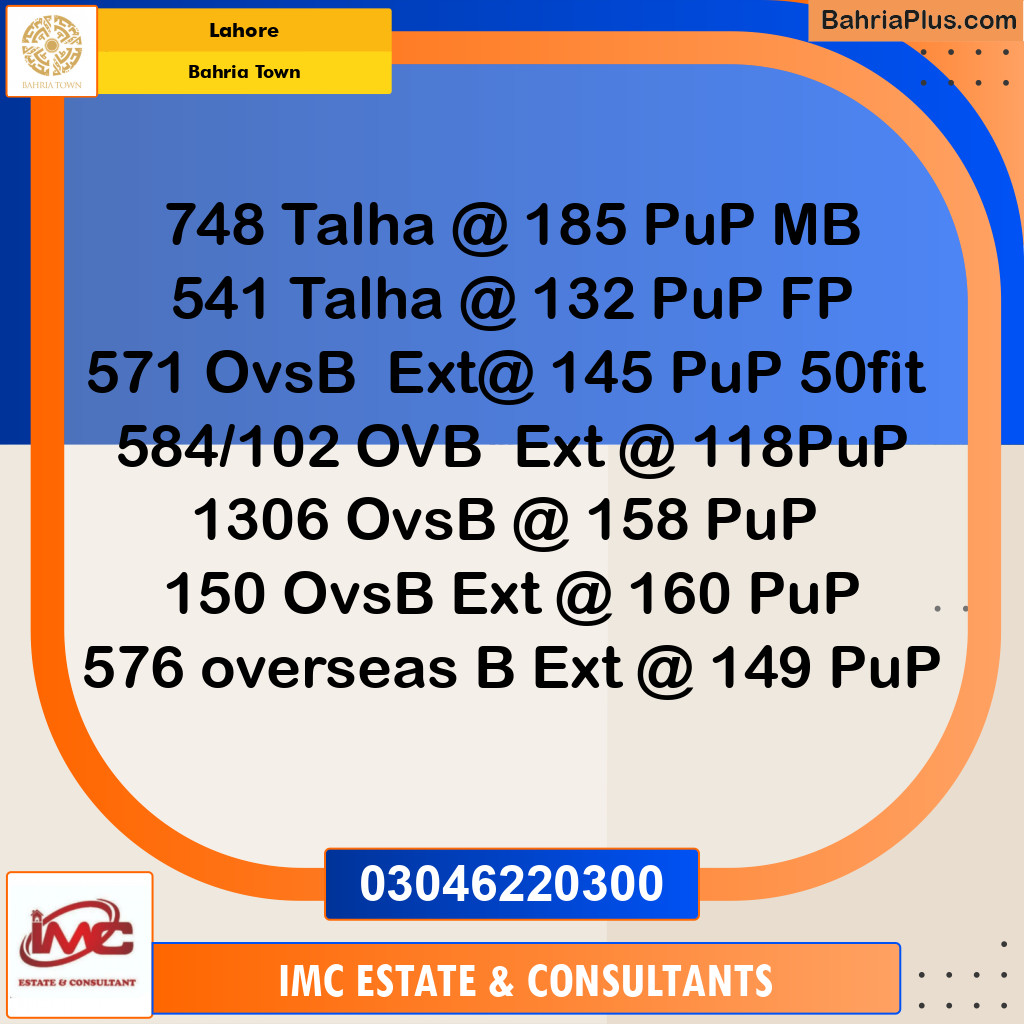 Residential Plot for Sale in Bahria Town, Lahore - (BP-265264)