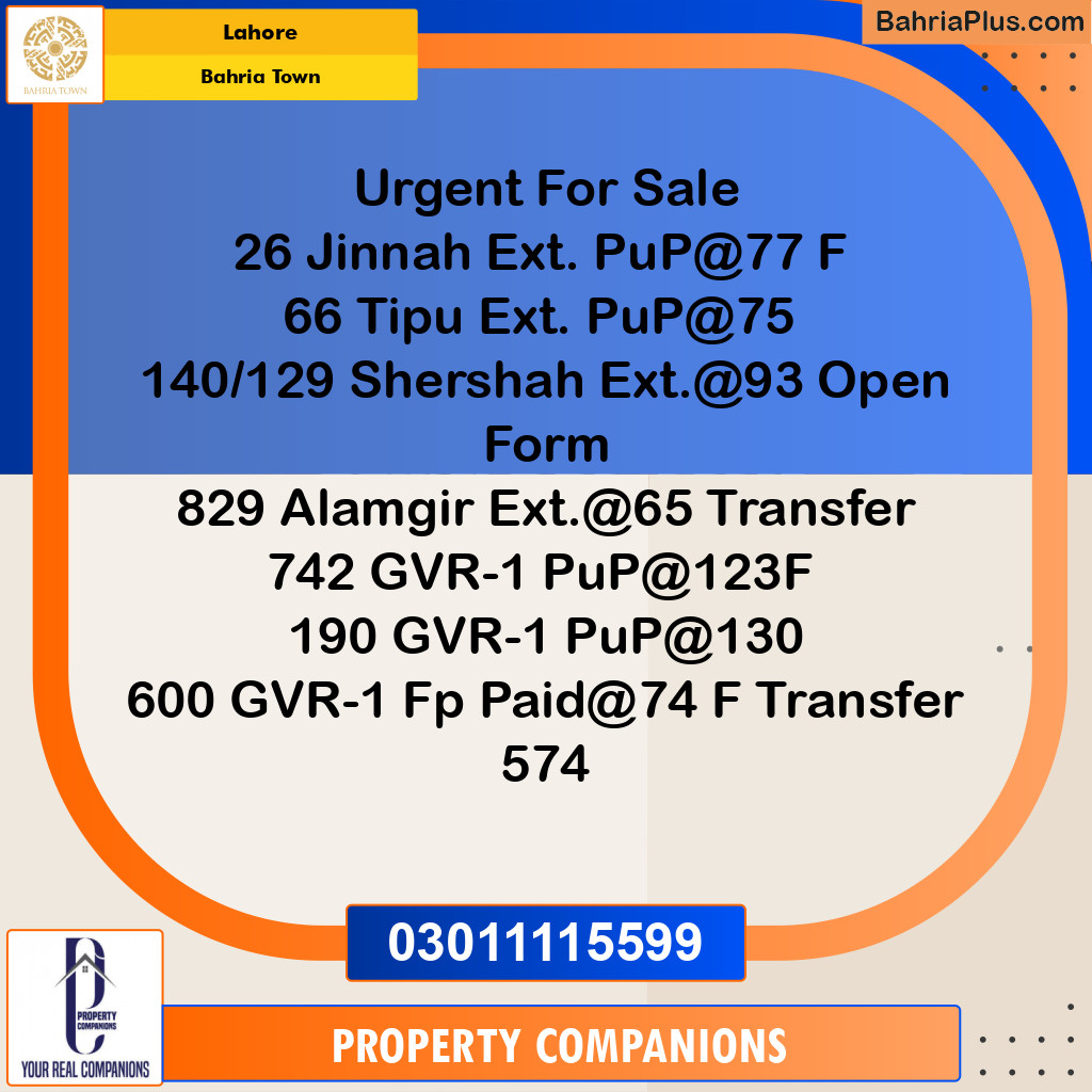 10 Marla Residential Plot for Sale in Bahria Town, Lahore - (BP-265392)