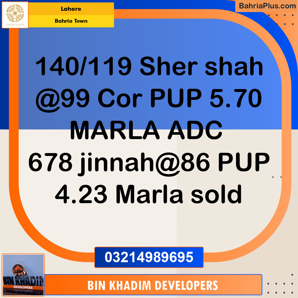 Residential Plot for Sale in Bahria Town, Lahore - (BP-265540)