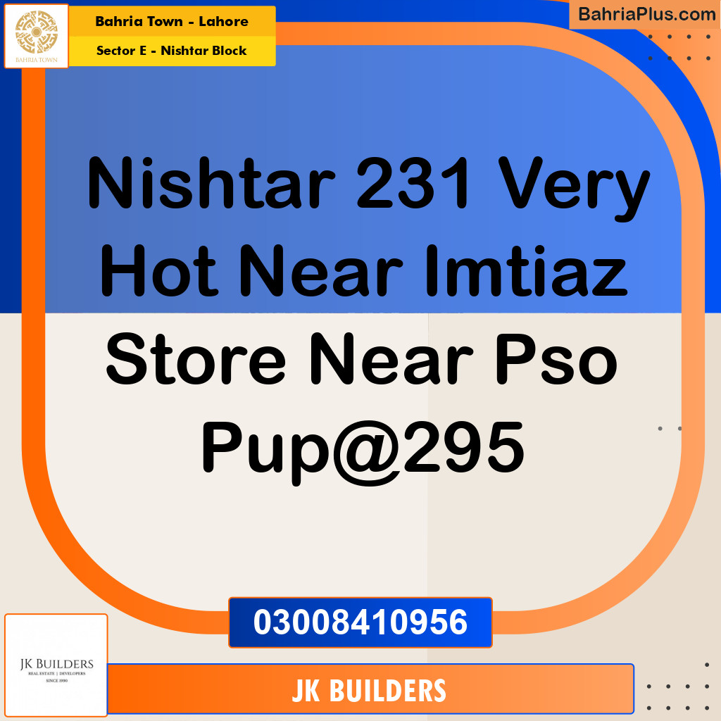 1 Kanal Residential Plot for Sale in Sector E - Nishtar Block -  Bahria Town, Lahore - (BP-265689)