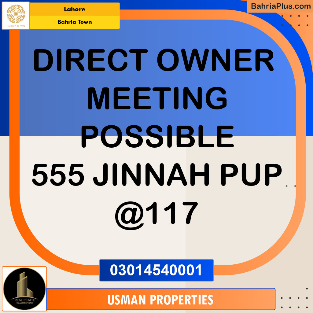 Residential Plot for Sale in Bahria Town, Lahore - (BP-265724)