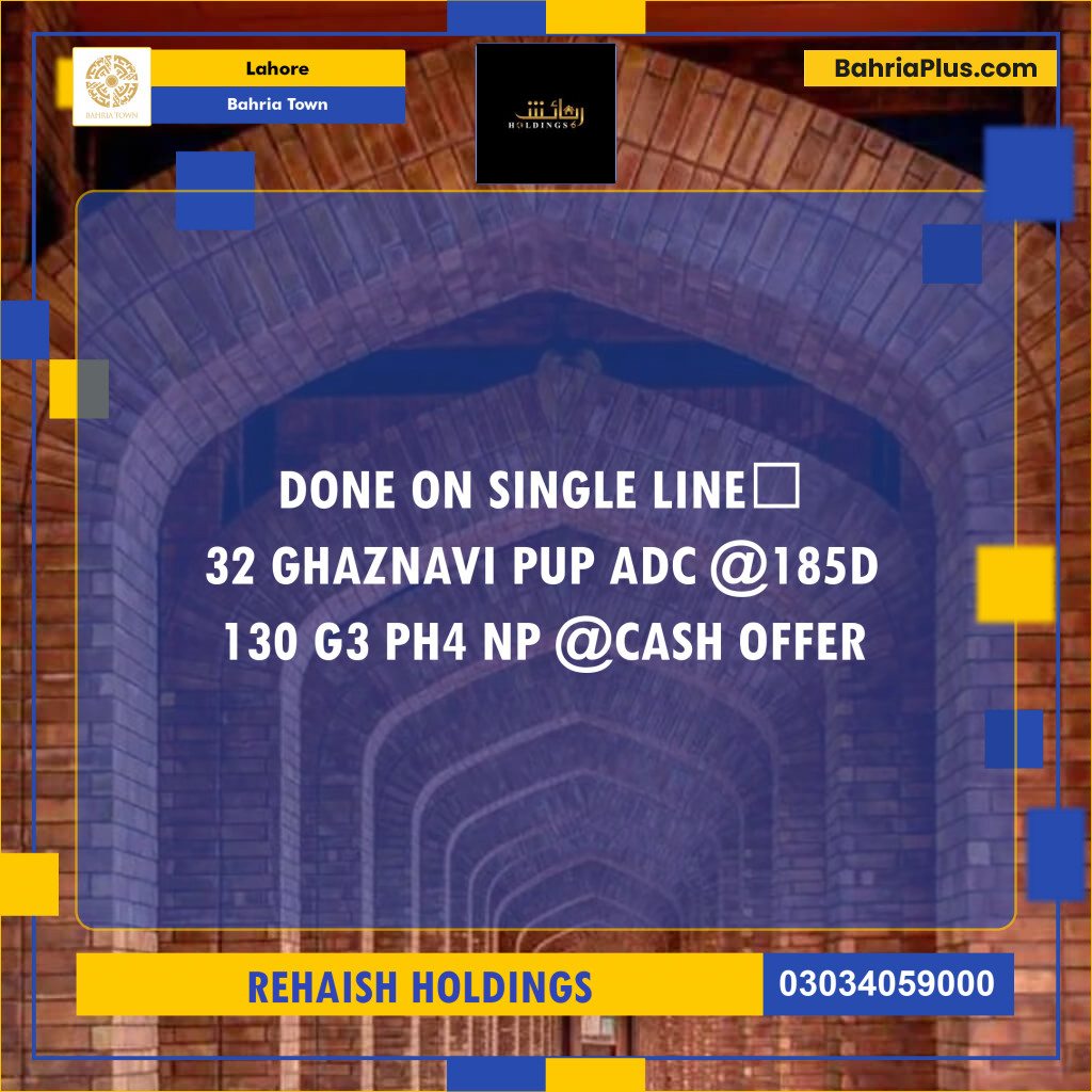 Residential Plot for Sale in Bahria Town, Lahore - (BP-265884)