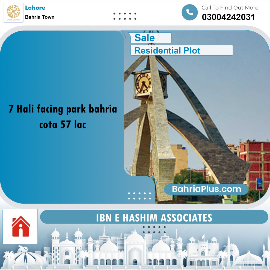 10 Marla Residential Plot for Sale in Bahria Town, Lahore - (BP-265937)