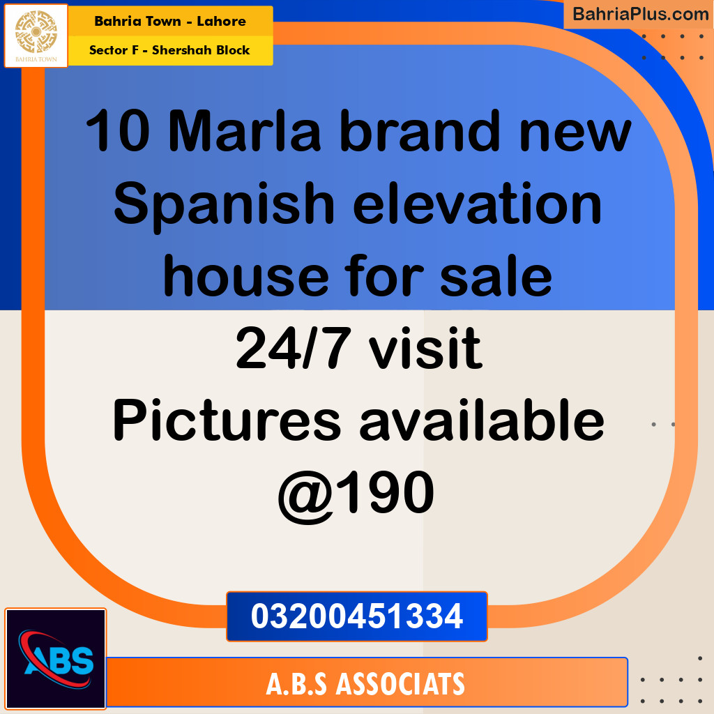 5 Marla Residential House for Sale in Sector F - Shershah Block -  Bahria Town, Lahore - (BP-265956)