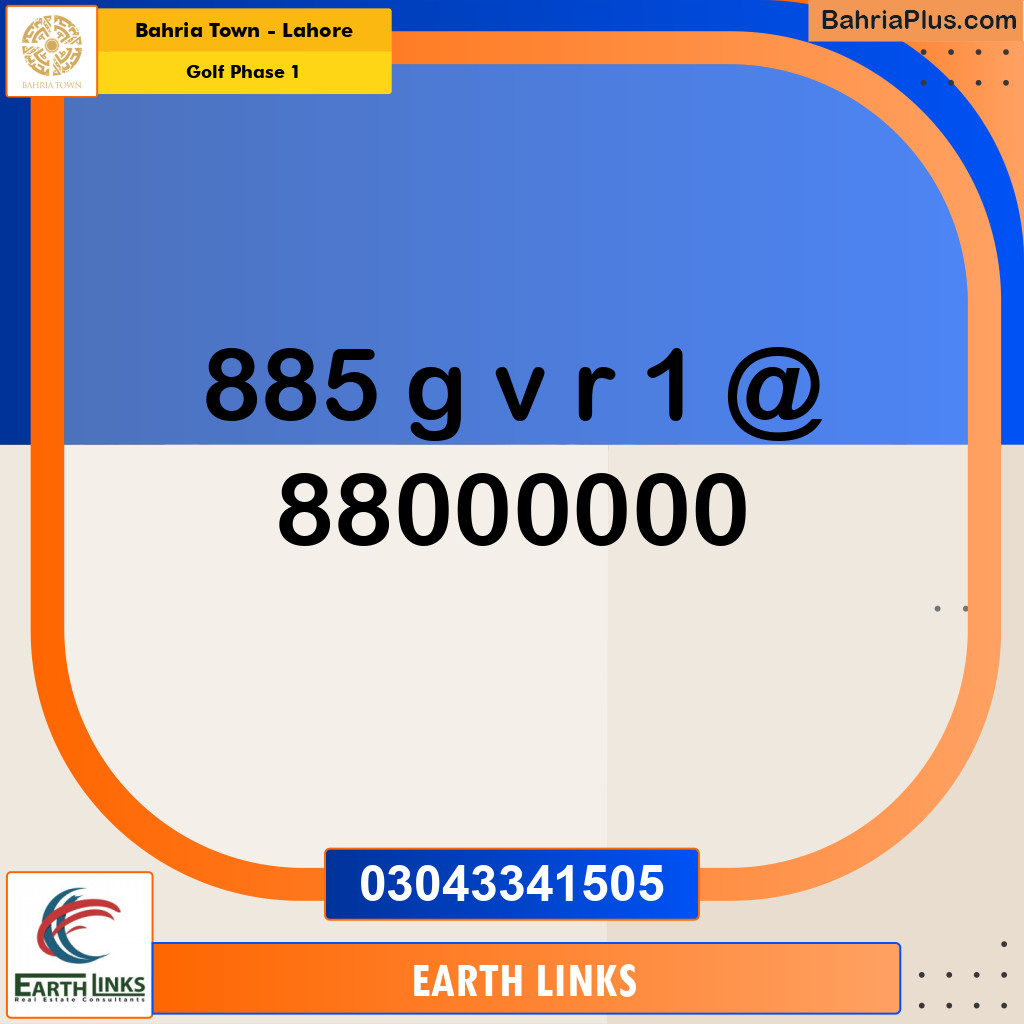 10 Marla Residential Plot for Sale in Golf Phase 1 -  Bahria Town, Lahore - (BP-266049)