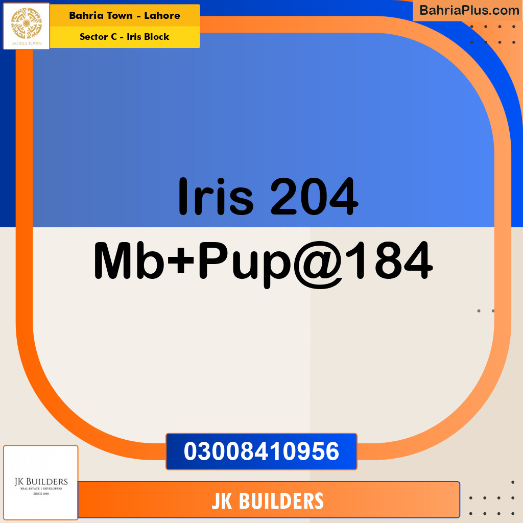 10 Marla Residential Plot for Sale in Sector C - Iris Block -  Bahria Town, Lahore - (BP-266552)