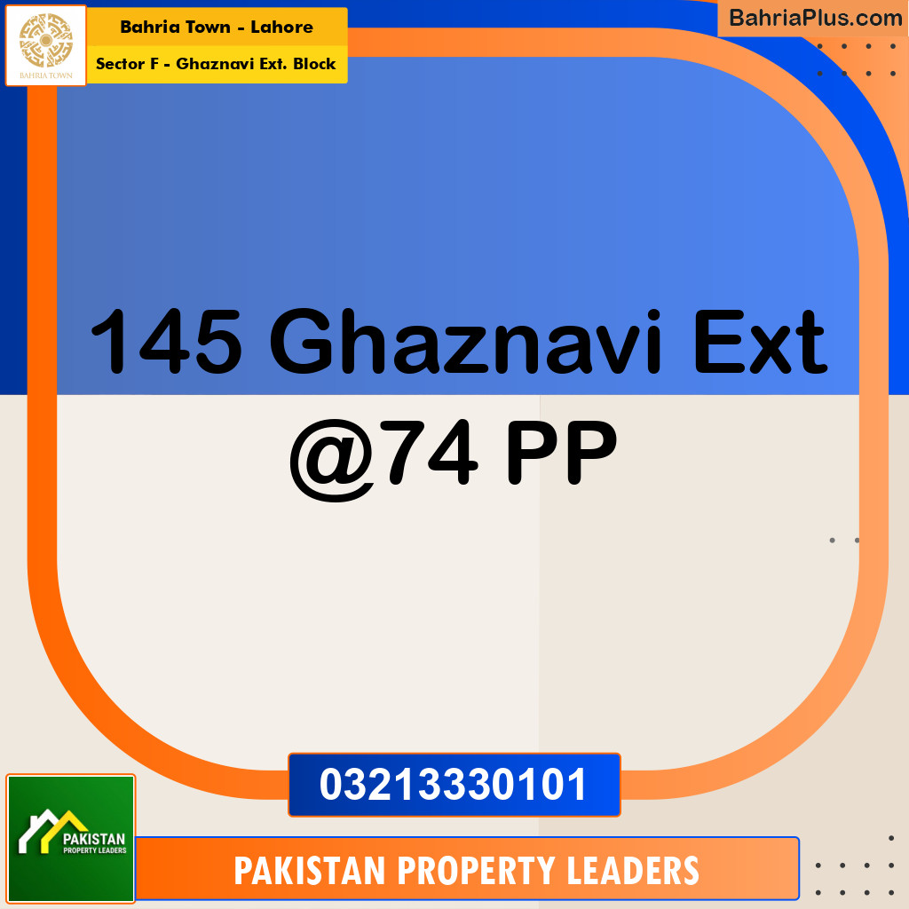 5 Marla Residential Plot for Sale in Sector F - Ghaznavi Ext. Block -  Bahria Town, Lahore - (BP-266782)