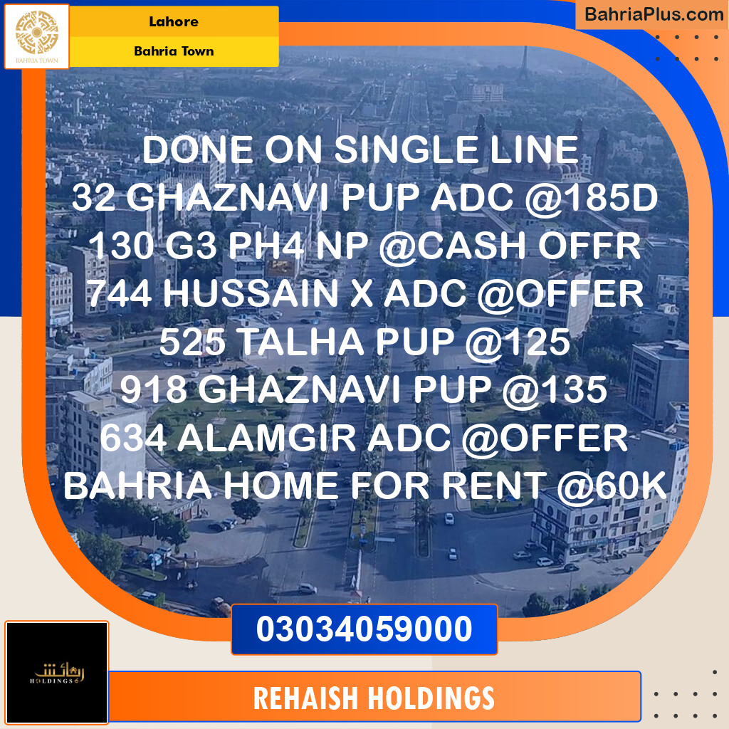 Residential Plot for Sale in Bahria Town, Lahore - (BP-266808)
