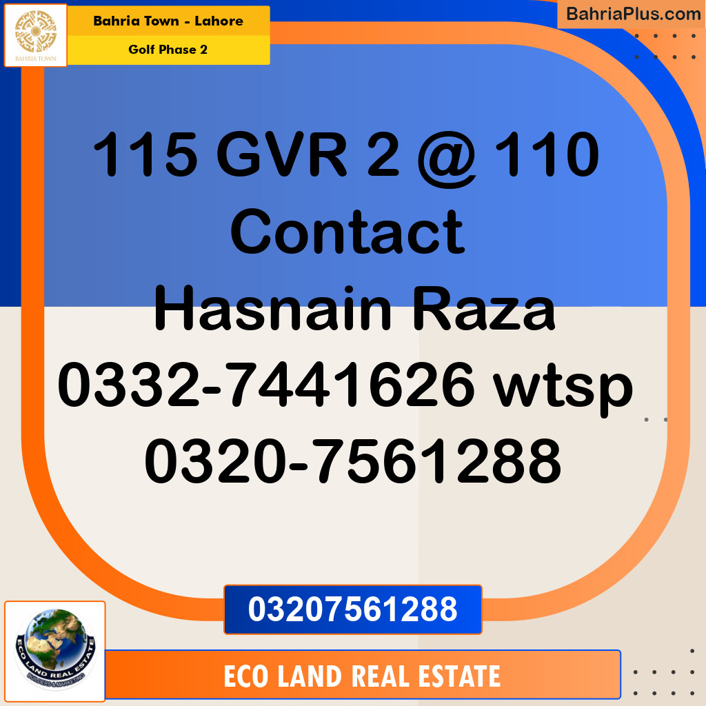 10 Marla Residential Plot for Sale in Golf Phase 2 -  Bahria Town, Lahore - (BP-266892)