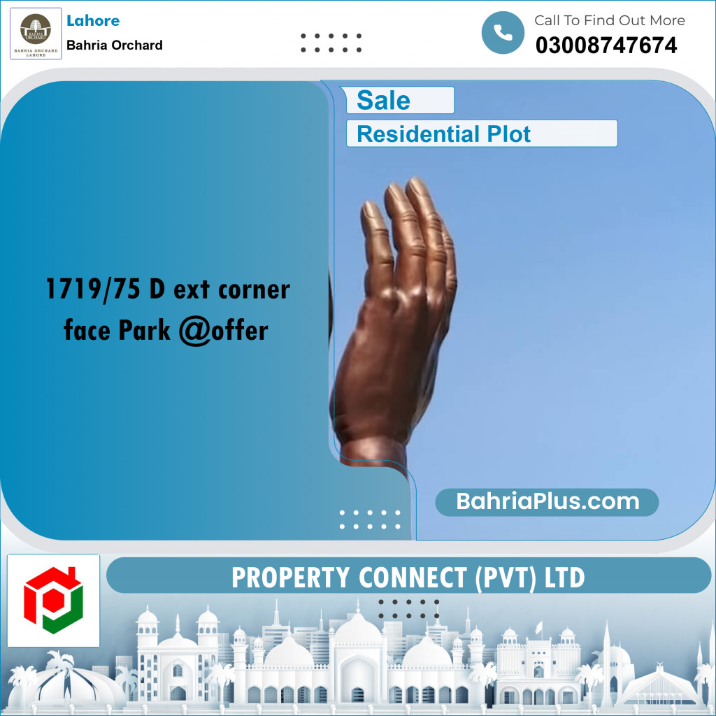 Residential Plot for Sale in Bahria Orchard, Lahore - (BP-266930)