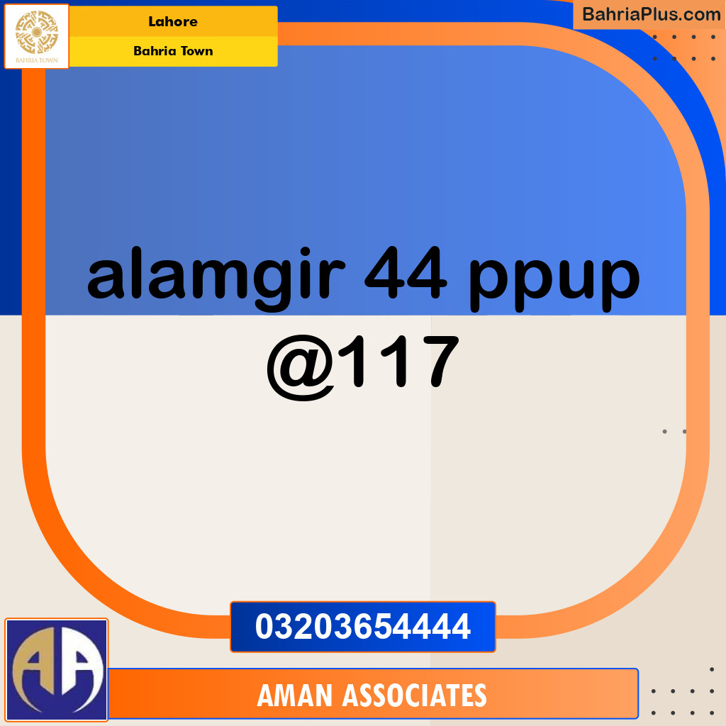 Residential Plot for Sale in Bahria Town, Lahore - (BP-267267)