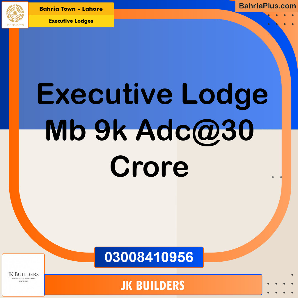 9 Kanal Residential Plot for Sale in Executive Lodges -  Bahria Town, Lahore - (BP-267394)