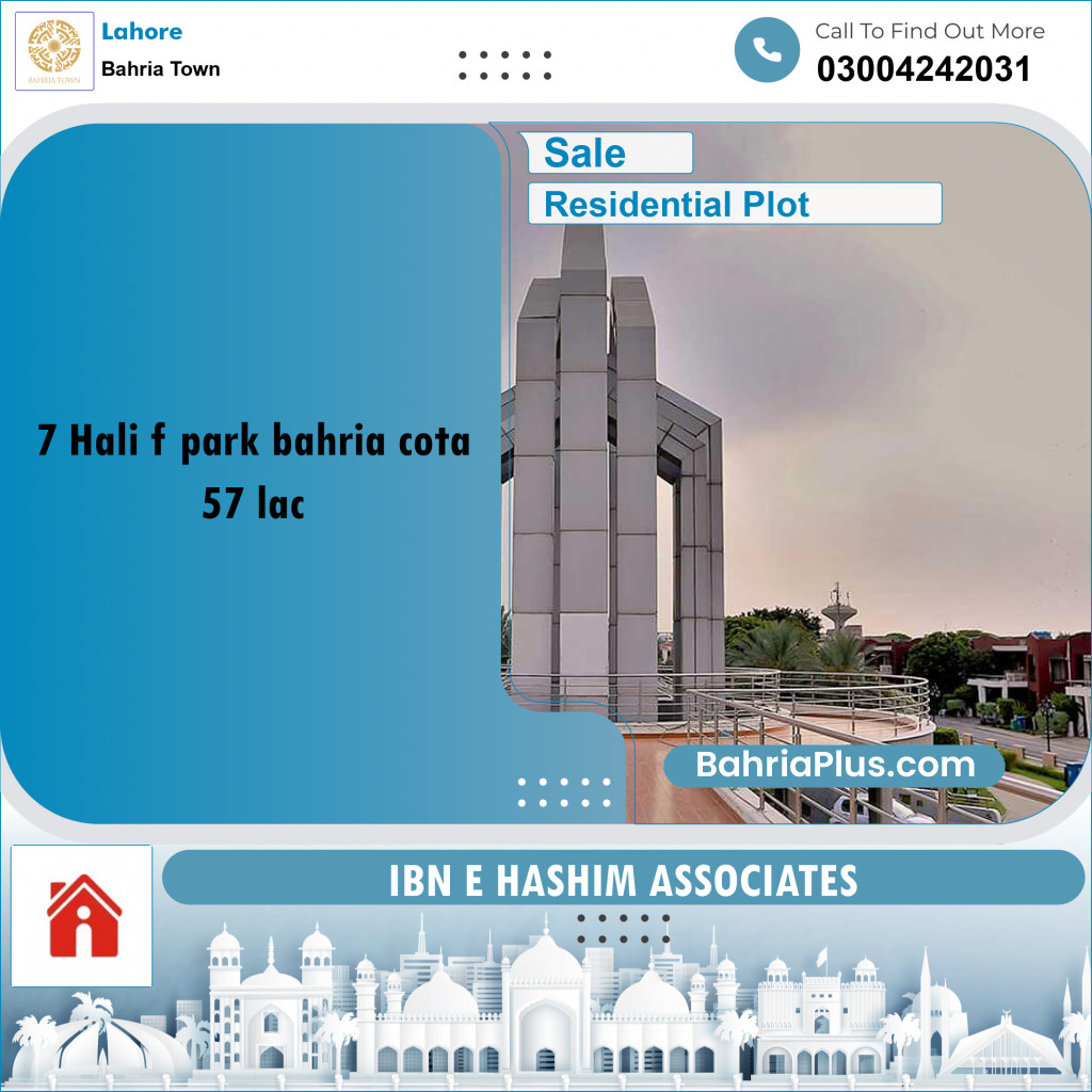 5 Marla Residential Plot for Sale in Bahria Town, Lahore - (BP-267702)