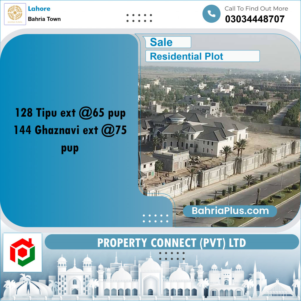 Residential Plot for Sale in Bahria Town, Lahore - (BP-267734)