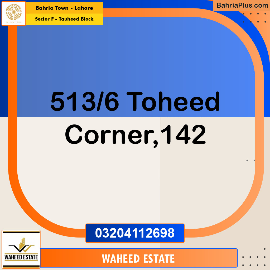 10 Marla Residential Plot for Sale in Sector F - Tauheed Block -  Bahria Town, Lahore - (BP-267892)