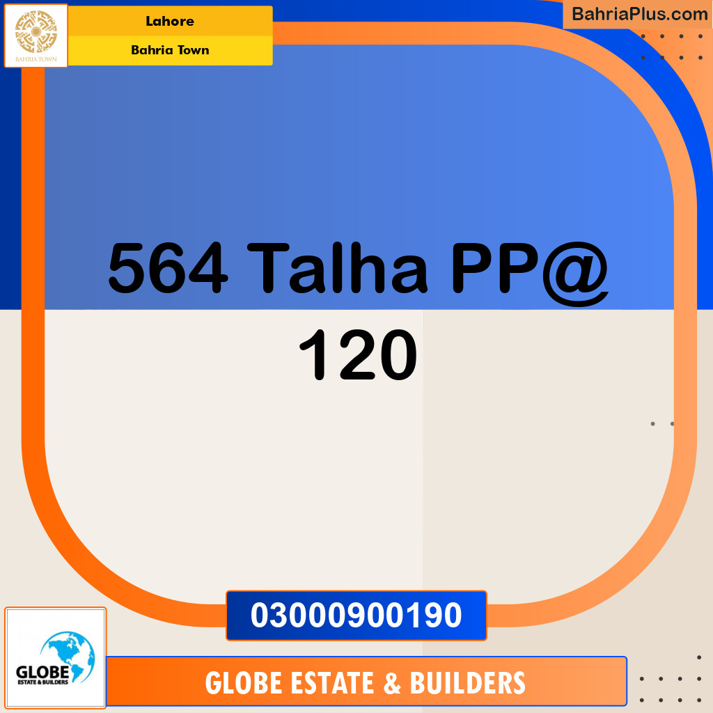 Residential Plot for Sale in Bahria Town, Lahore - (BP-268075)