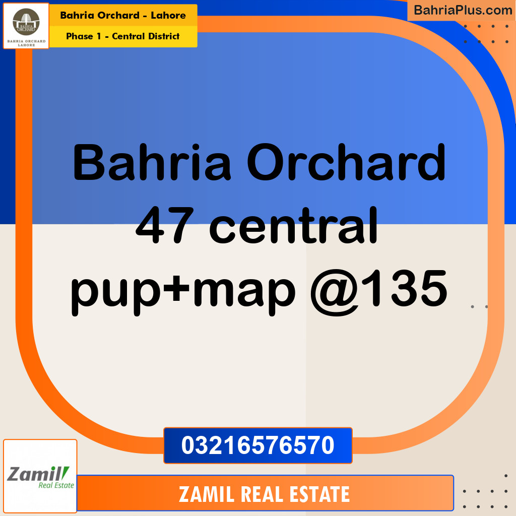 10 Marla Residential Plot for Sale in Phase 1 - Central District -  Bahria Orchard, Lahore - (BP-269133)