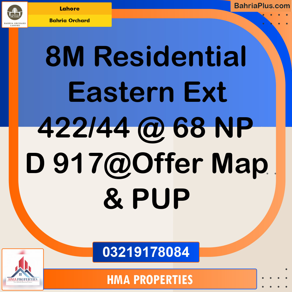 Residential Plot for Sale in Bahria Orchard, Lahore - (BP-269347)