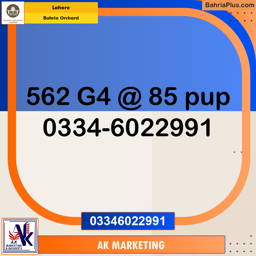 10 Marla Residential Plot for Sale in Bahria Orchard, Lahore - (BP-269814)